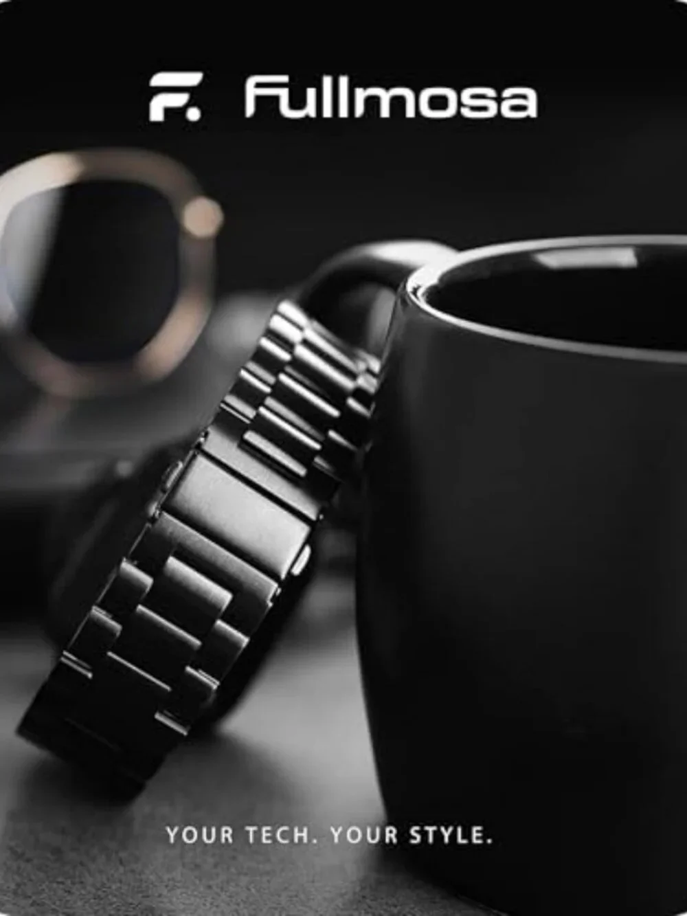 Stylish Metal Band & Case for Apple Watch 38-49mm | Durable, Adjustable, Sleek